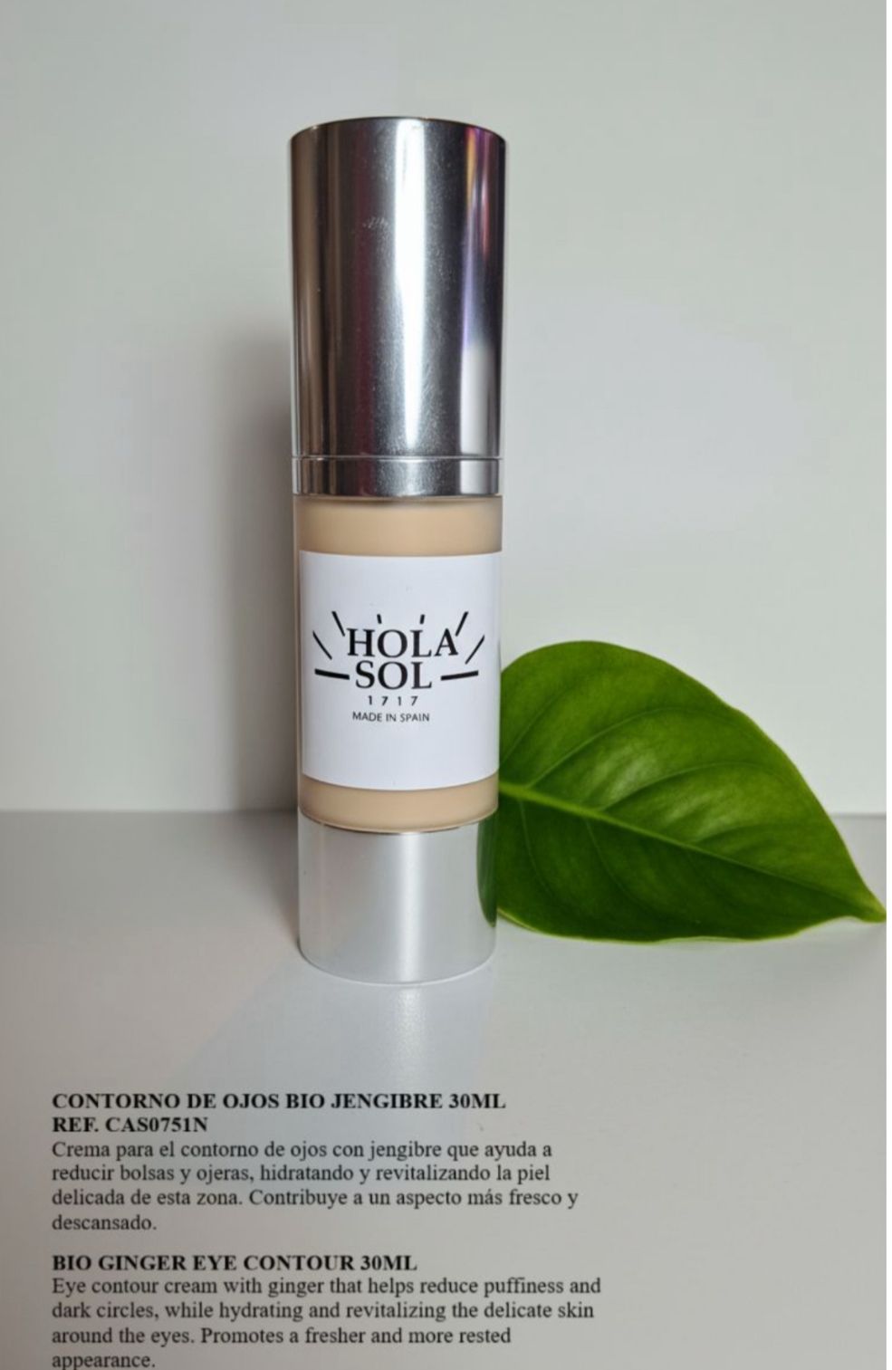 HOLA SOL Bio Ginger Eye Contour