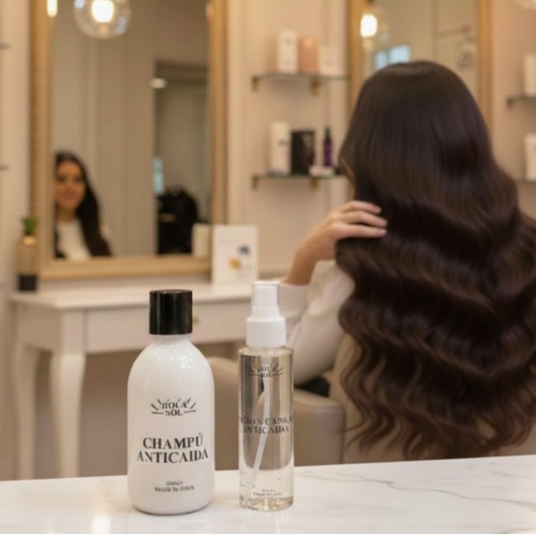 HOLA SOL Anti-Hair Loss Duo – Shampoo & Hair Lotion Set